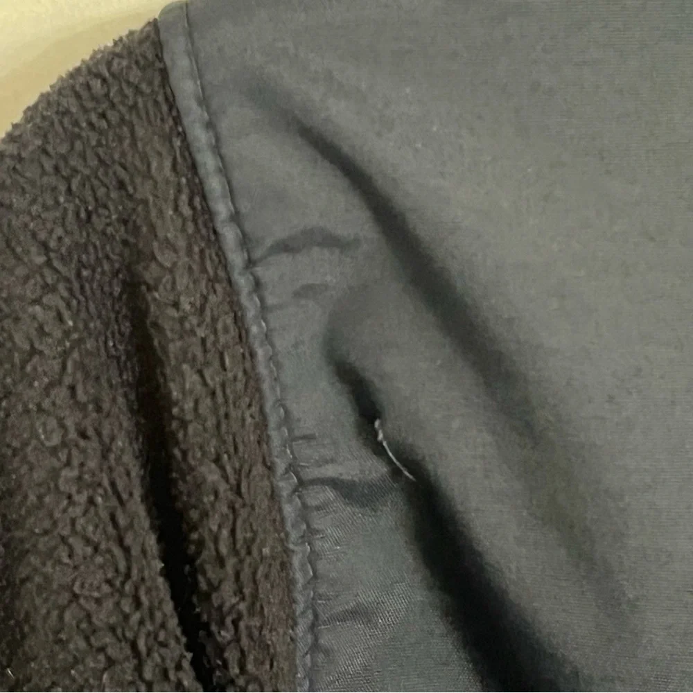 Boys Youth Black Columbia Jacket Fleece Full Zip Size 14/16 Mid Weight‎